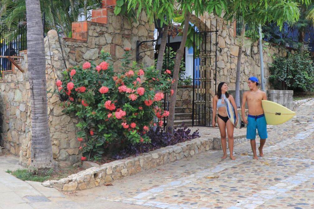 Bungalows Santa Cruz Puerto Escondido  Exterior foto